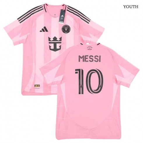 2025 Inter Miami Authentic Home Youth Shirt Messi #10